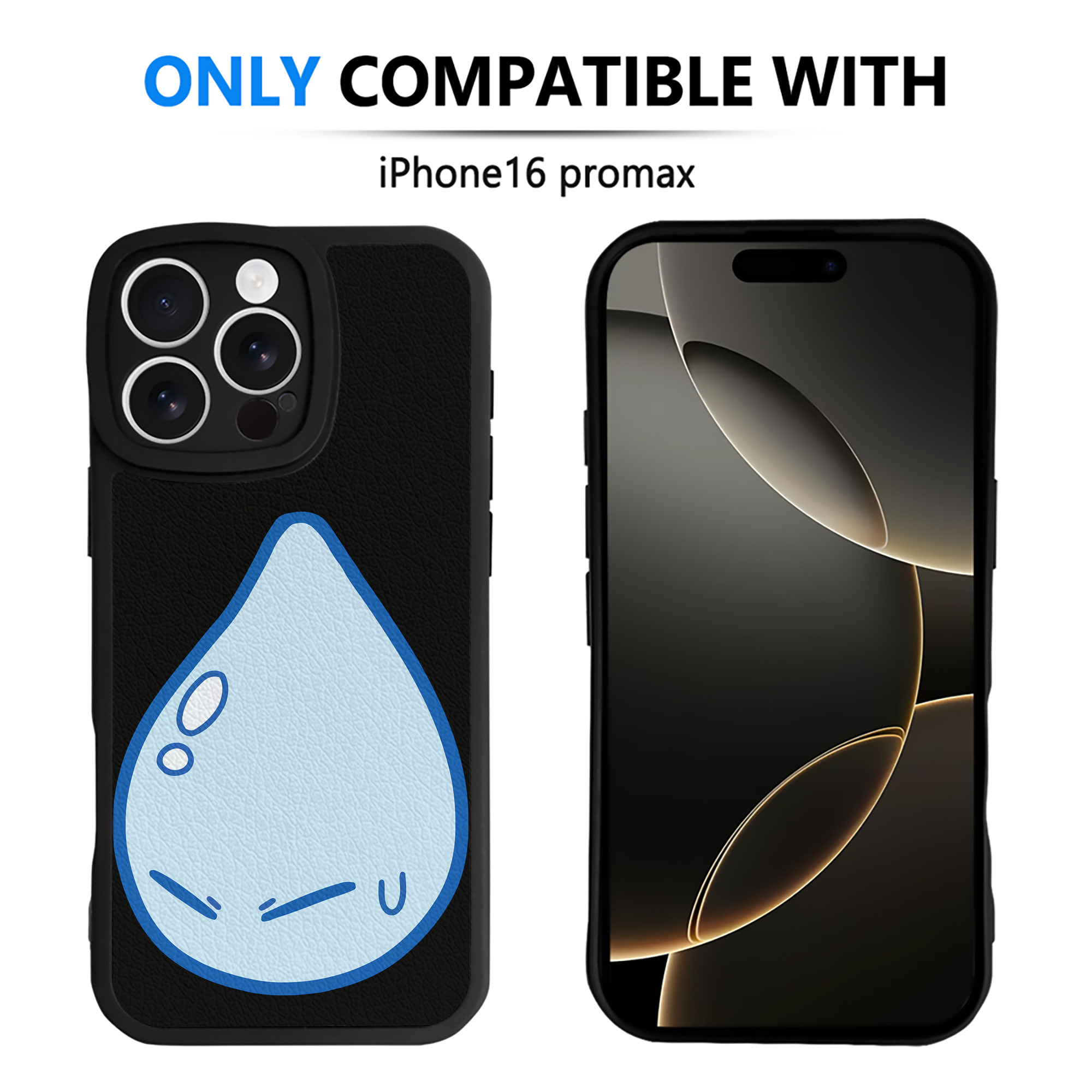 （画像用） 転スラ Regarding Reincarnated to Slime 【iPhone 16シリーズ対応】シリコンスマホケース（レザー調） 材質：シリコン